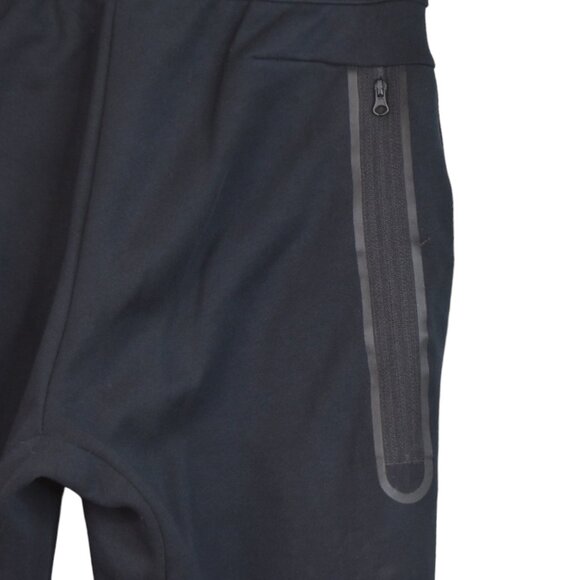 Nike Sweatpants L Unisex Kids Black Pull On Drawstring Standard Fit Cotton Blend - Picture 8 of 10